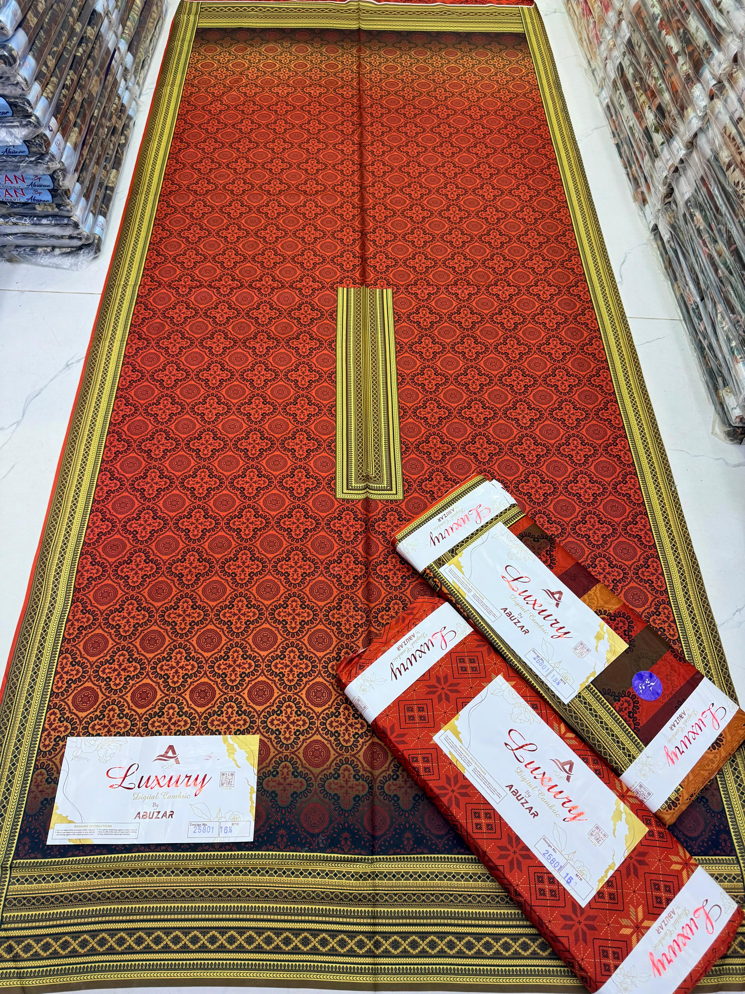 LUXURY DIGITAL EXCLUSIVE CAMBRIC 3P BY ABUZAR